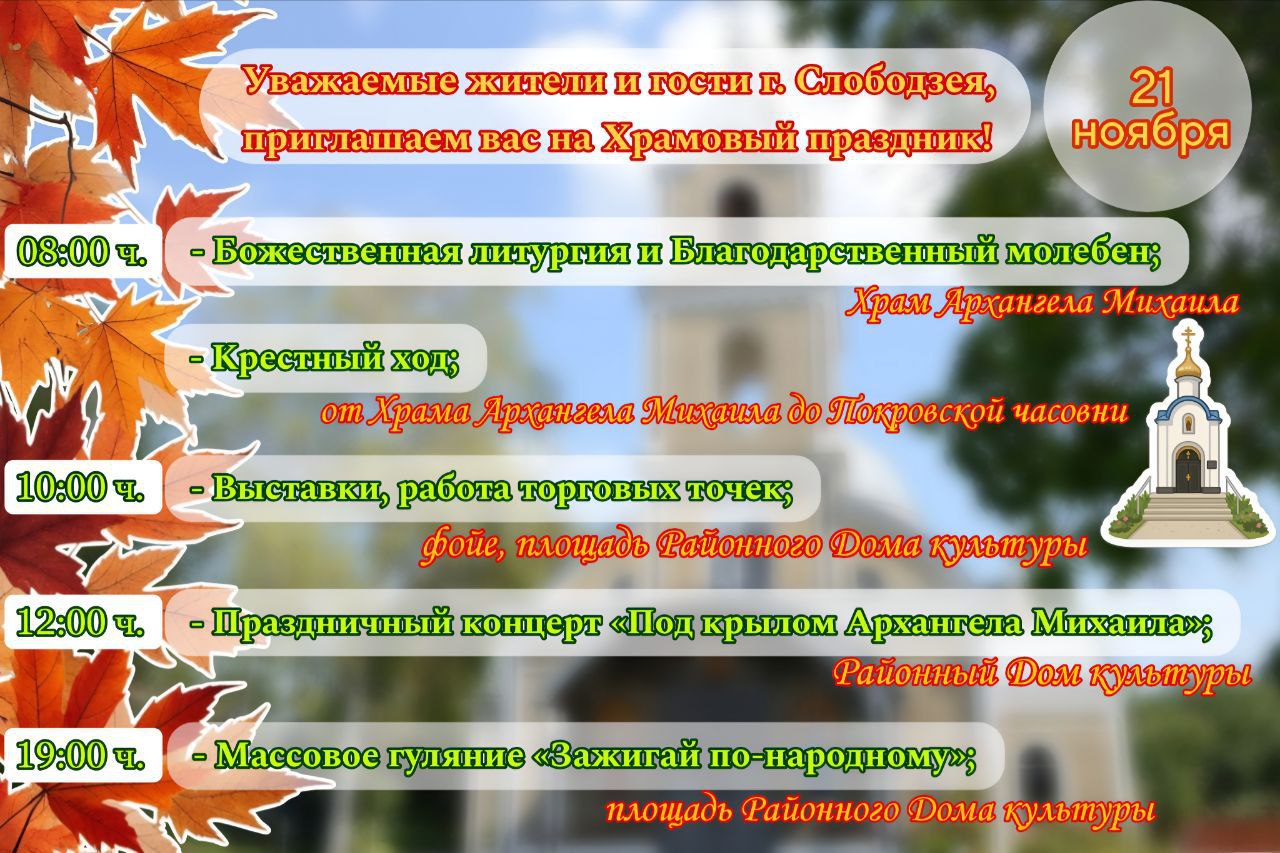 21 ноября православные отмечают День Архангела Михаила