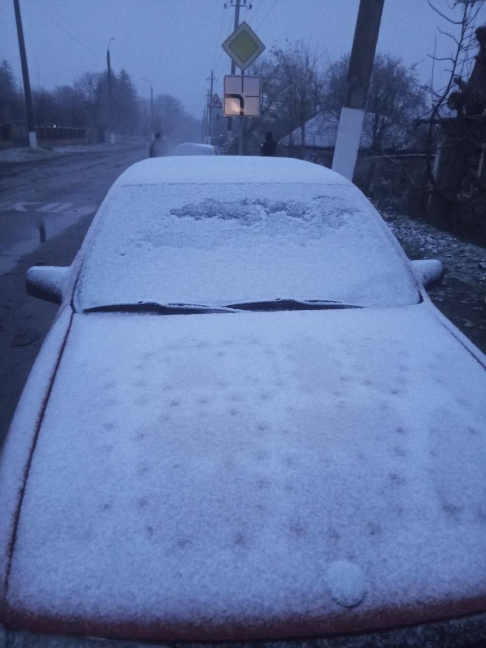 На самом севере Приднестровья, в Каменке, тоже запорошило На самом севере Приднестровья, в Каменке, тоже запорошило