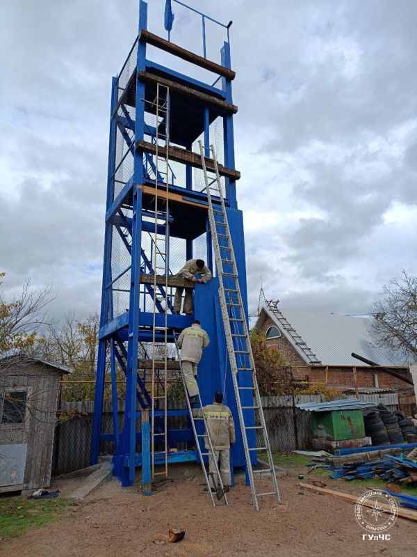 В Слободзее обновили учебную башню пожарных
