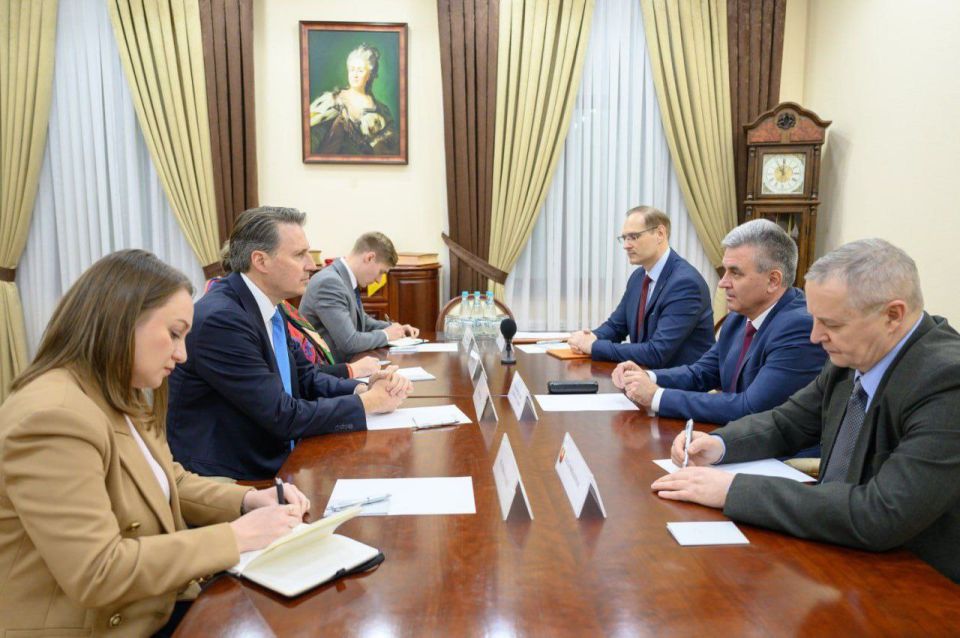 Президент Вадим Красносельский встретился с Послом Нидерландов в РМ Фредом Дейном