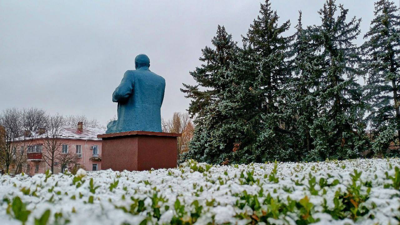 Дубоссары в лёгком снежном покрывале