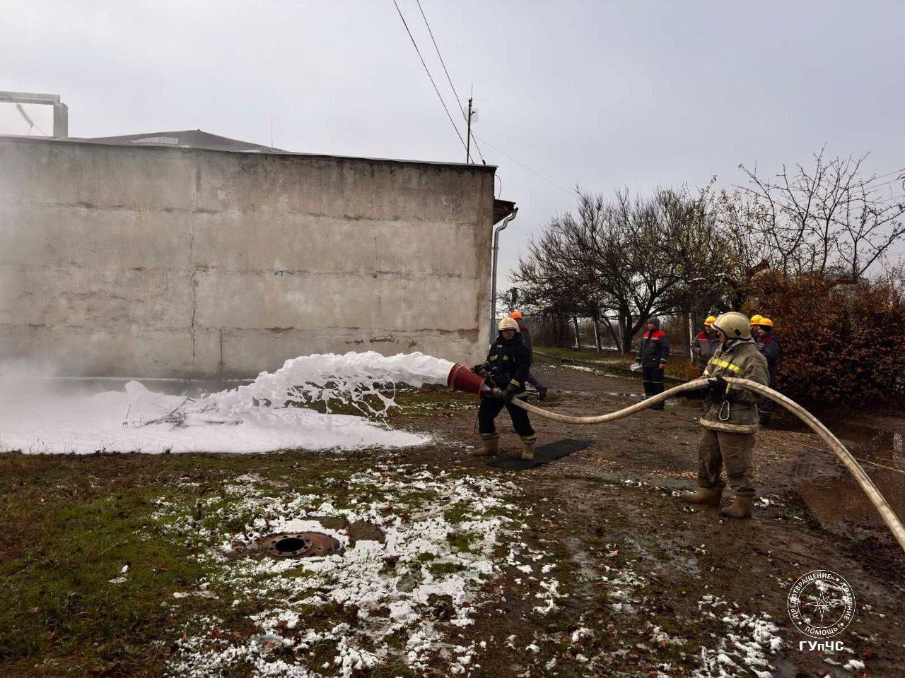 Учения григориопольских пожарных Учения григориопольских пожарных