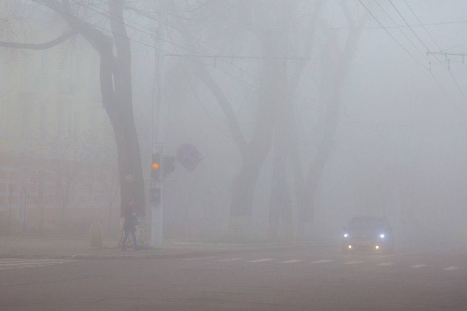 Гидромет объявил штормовое предупреждение из-за тумана