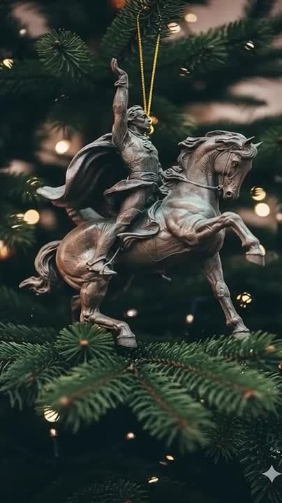 Суворов превратился в новогоднюю игрушку