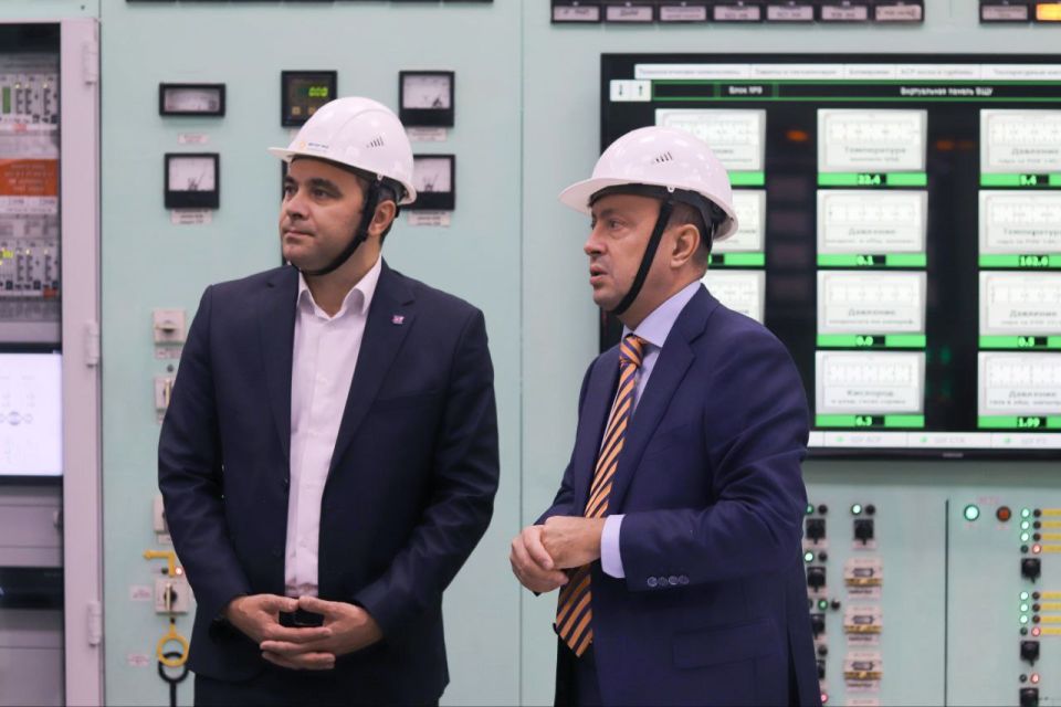 Генеральный директор МГРЭС Валентин Трубчанин встретился с новым руководителем «Молдэлектрики» Сергеем Карманским