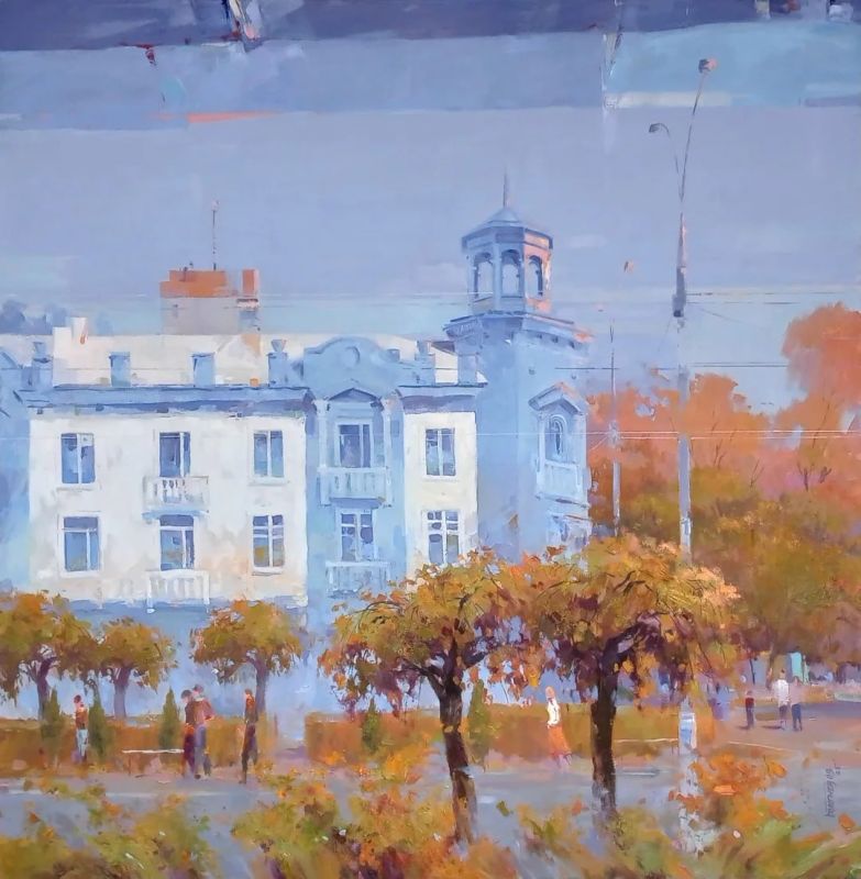 Осень на полотнах приднестровского художника Олега Болтнева