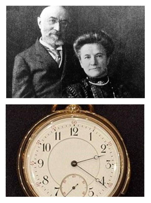 Часы утонувшей на «Титанике» семейной пары проданы на аукционе за 2,33 млн долларов: