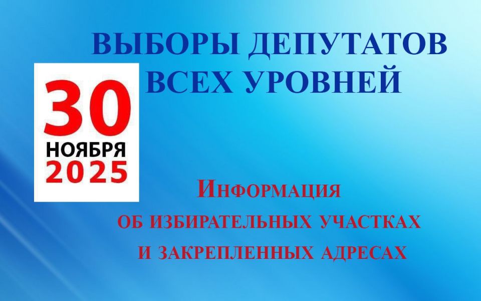 30 ноября - единый день голосования