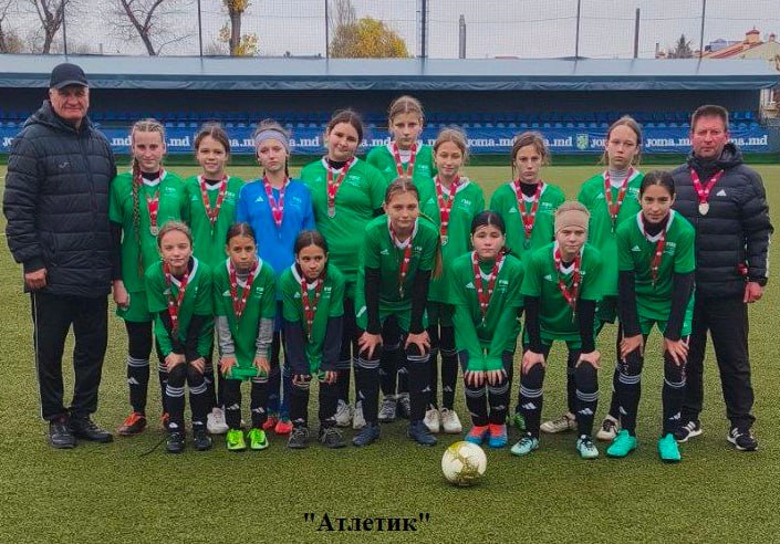Приднестровские футболистки – призеры чемпионата Молдавии в Лиге U12