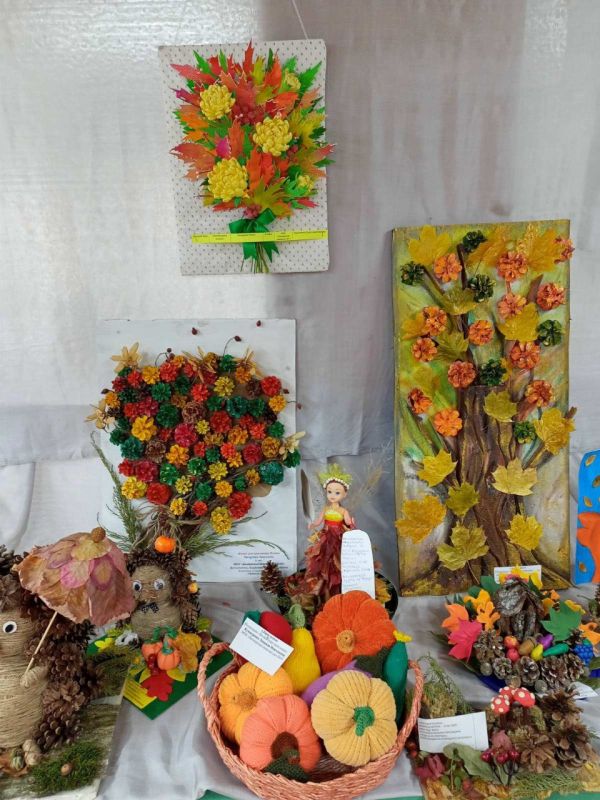 Волшебная картина осени. В Центральной городской библиотеке завершилась конкурсная выставка декоративно-прикладного искусства «Дары Осени»