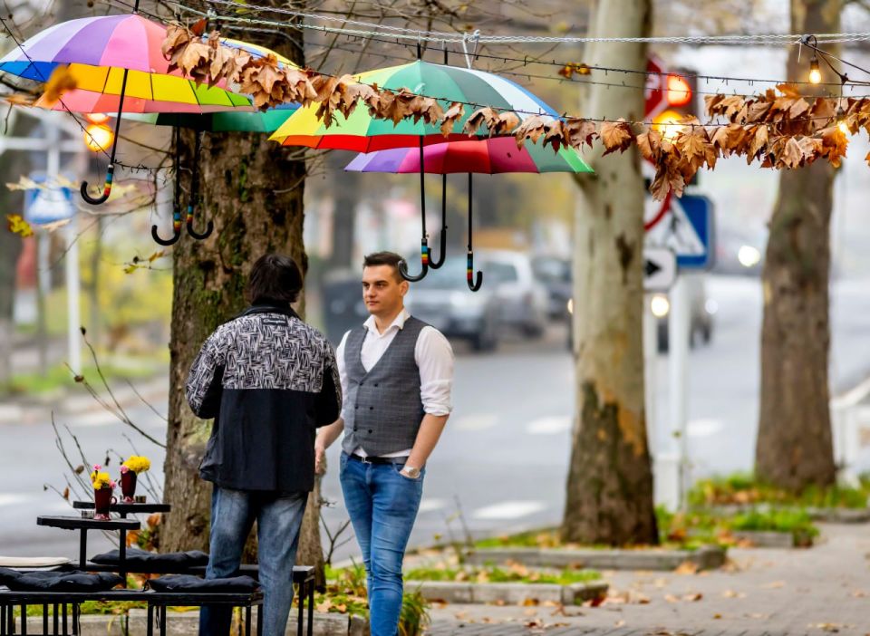 Осень в городе: одним туманным днем в столице