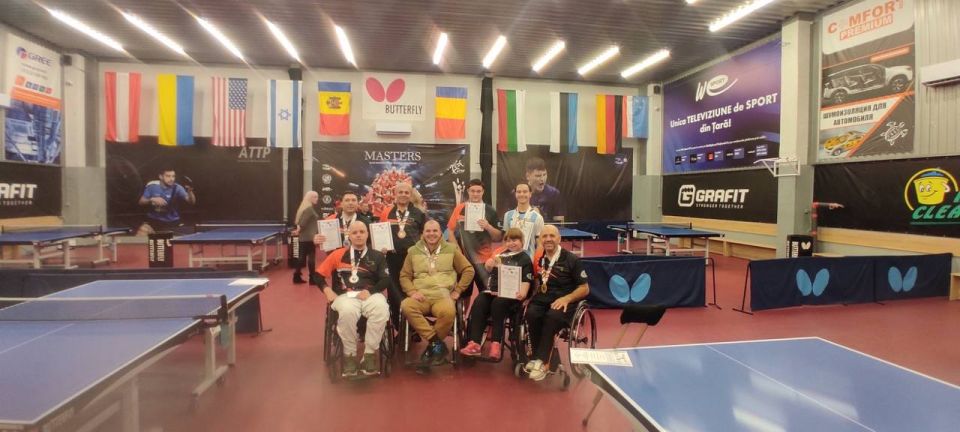 Бендерские паратеннисисты на высоте! Бендерские паратеннисисты на высоте!