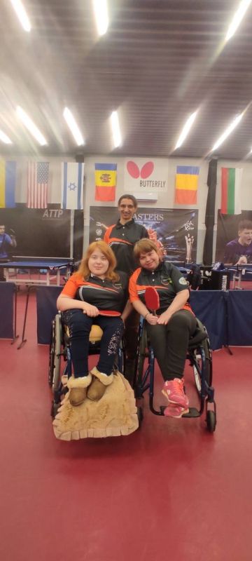 Бендерские паратеннисисты на высоте! Бендерские паратеннисисты на высоте!