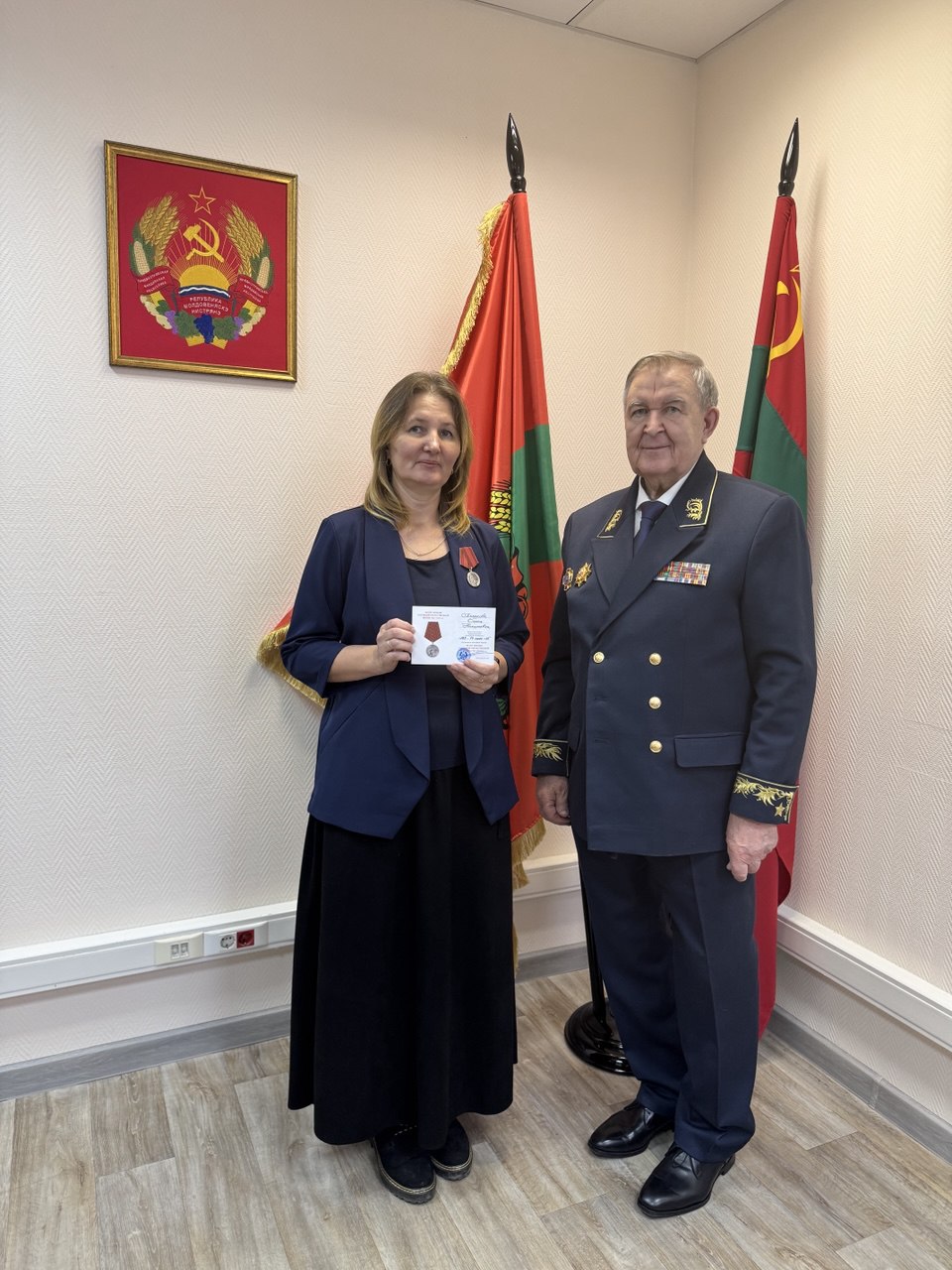 Уроженка приднестровского села Терновка Олеся Полякова награждена медалью «80 лет Победы в Великой Отечественной войне 1941–1945 гг.»