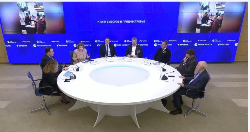 В Москве сегодня прошла пресс-конференция по итогам выборов в Приднестровье 30 ноября, организованная в формате телемоста с Тирасполем