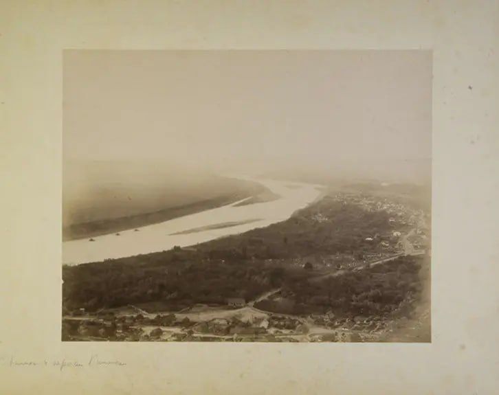 На фото изображена Каменка во второй половине XIX века