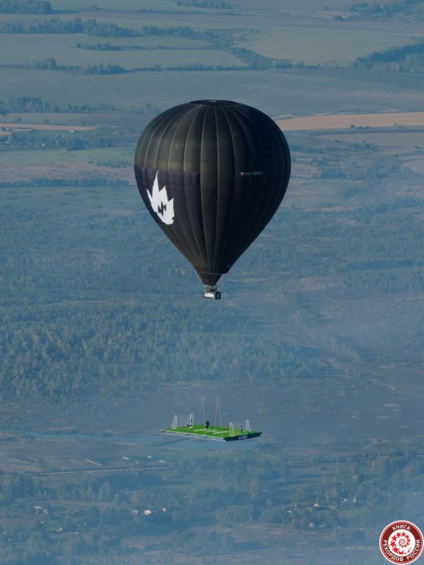 Футбольный матч на воздушном шаре вошёл в Книгу рекордов