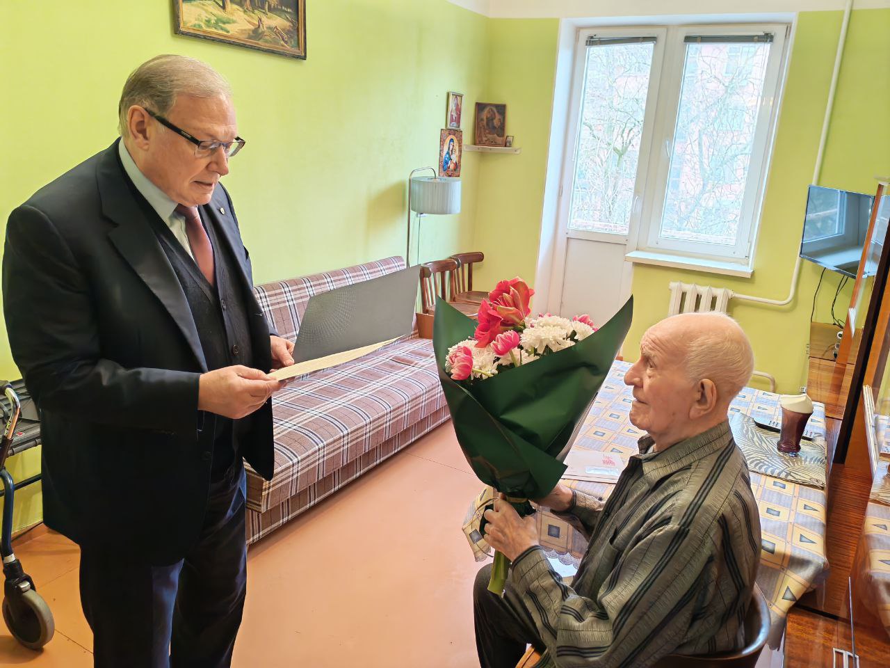 95-летие отметил житель Днестровска, ветеран Великой Отечественной войны - труженик тыла Павел Гаврилович Лукьянов