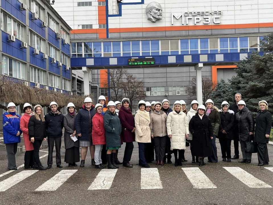 Преподаватели биологии со всей республики посетили ГРЭС в Днестровске