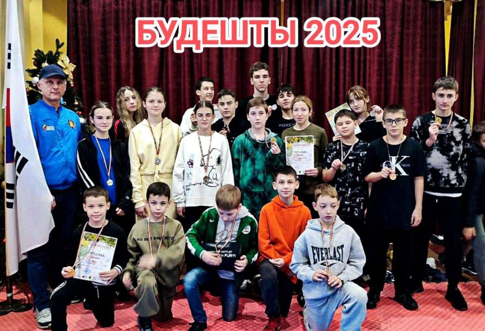 Юные тхэквондисты из Приднестровья завоевали медали на турнире в Будештах