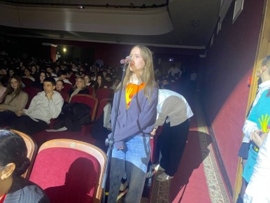 Один из вопросов прозвучал от Татьяны Морозовой, участницы Кружка журналистики