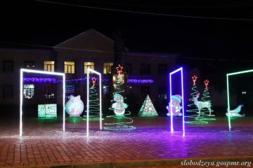 В Слободзейском районе стартовал первый этап республиканского конкурса на лучшее новогоднее оформление