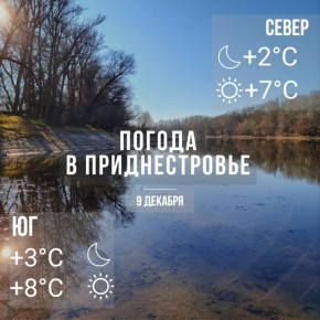 Днём – до +8°С, без осадков