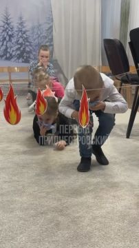 «Огненная полоса препятствий» в столичном детском саду №48