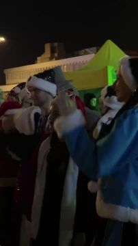 Мы на открытии центральной ёлки!