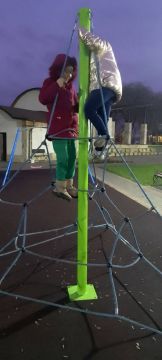 Декабрьский вечер в парке Энергетиков