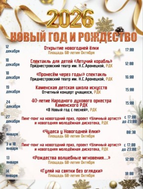 Новый год всё ближе, а значит, пора наполняться радостью и праздничным настроением!