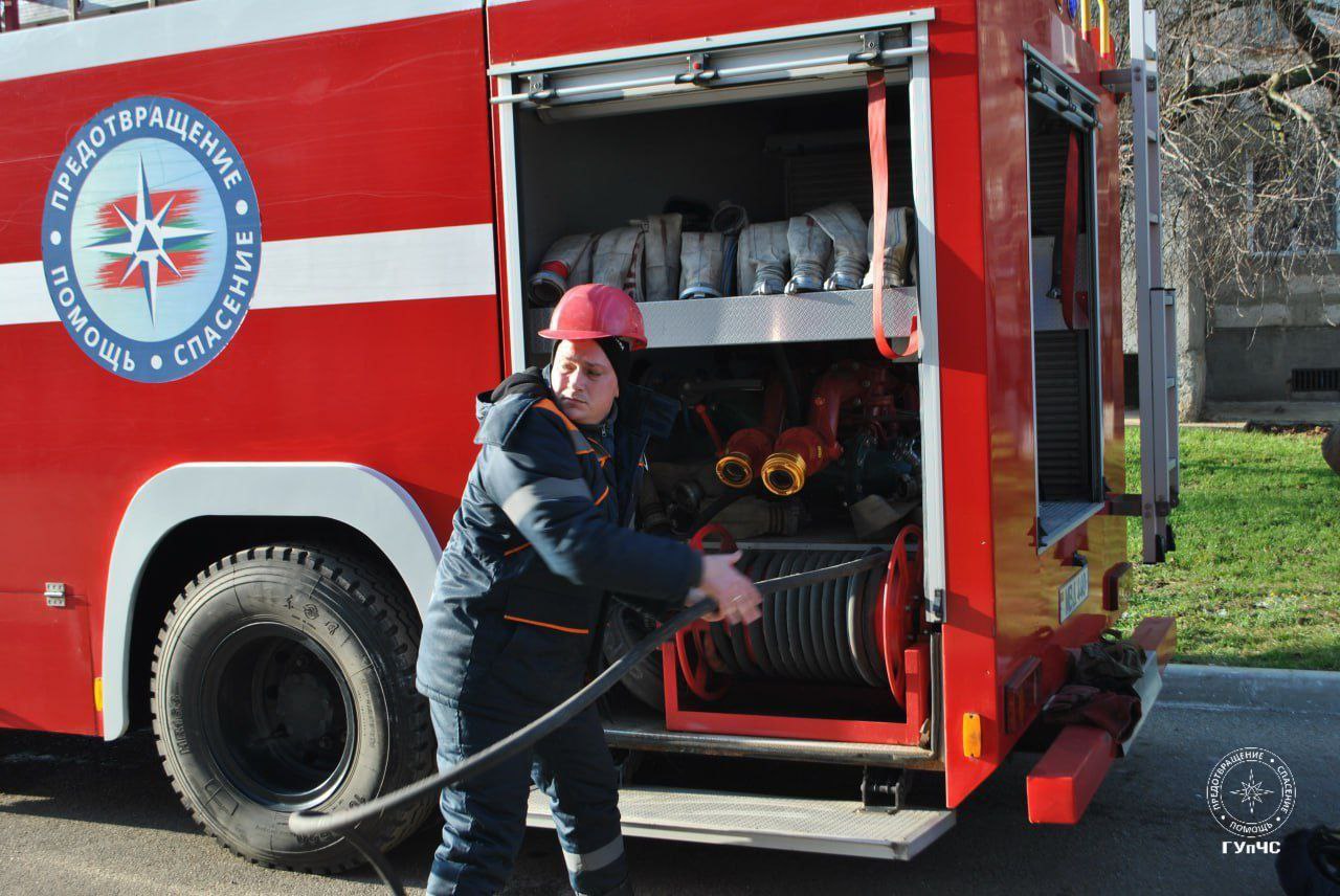 Взрыв бытового газа в многоквартирном доме – легенда учений в Слободзее Взрыв бытового газа в многоквартирном доме – легенда учений в Слободзее