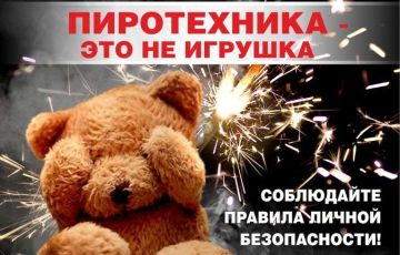 ВНИМАНИЕ! ПИРОТЕХНИКА! Безопасность детей - ответственность взрослых