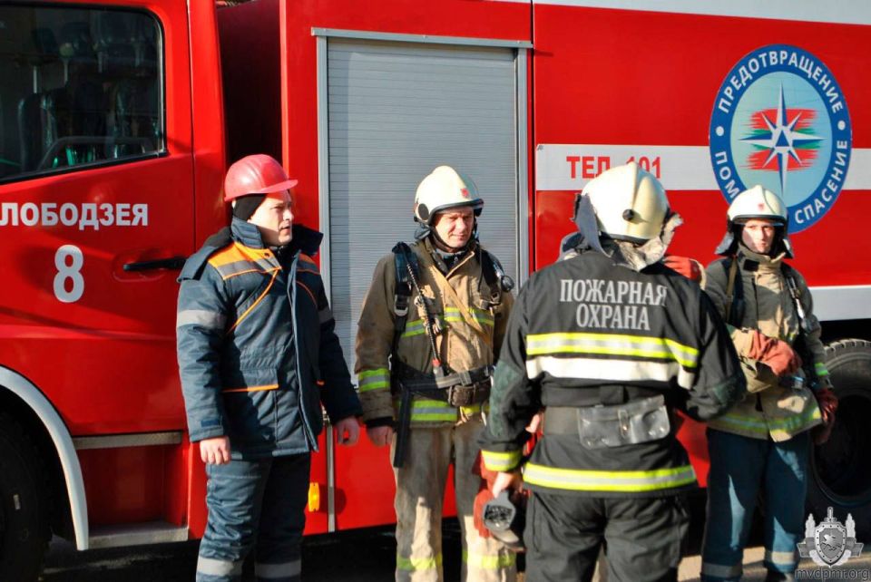 В Слободзее отработали действия при чрезвычайной ситуации