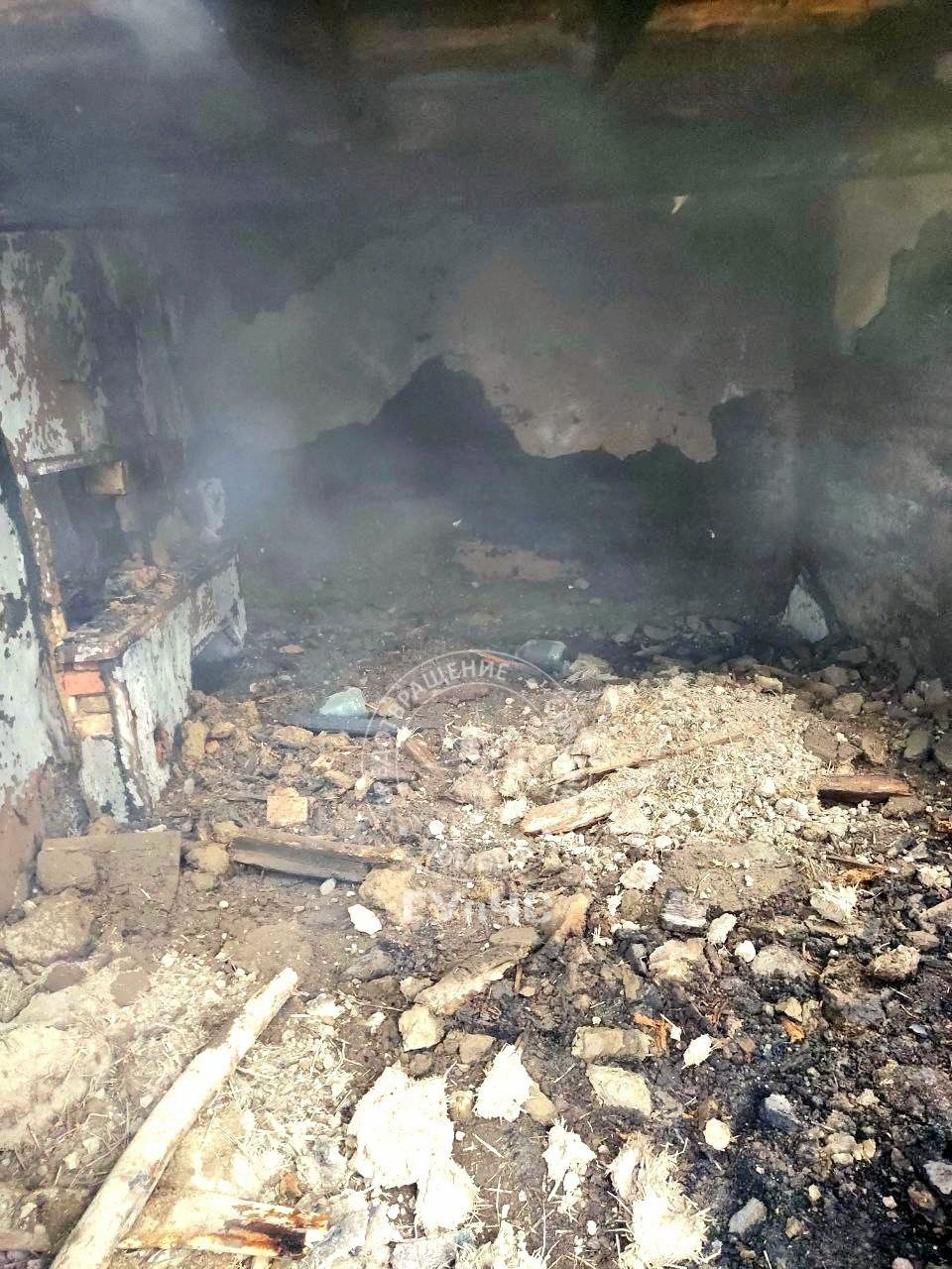 В Слободзее сгорел дом. В селе Глиное мужчина уснул с сигаретой