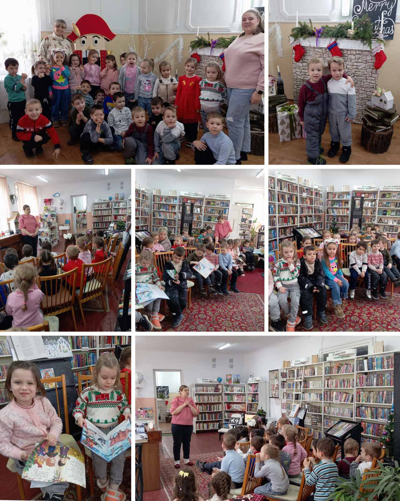 Увлекательная экскурсия. Воспитанники старших групп детского сада №16 побывали на удивительной экскурсии «История новогодних игрушек» в филиале №4 городской библиотеки