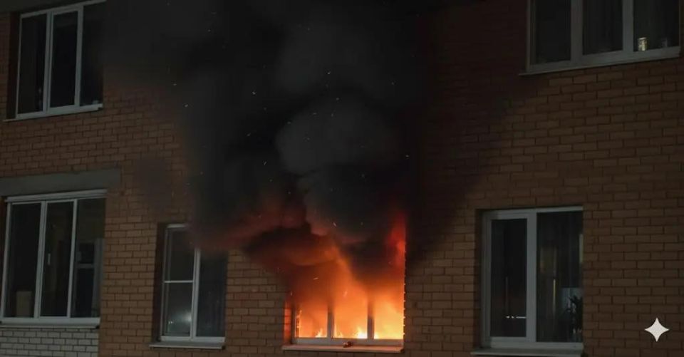 Сегодня ночью столичная пенсионерка чуть не погибла в пожаре у себя дома по Одесской