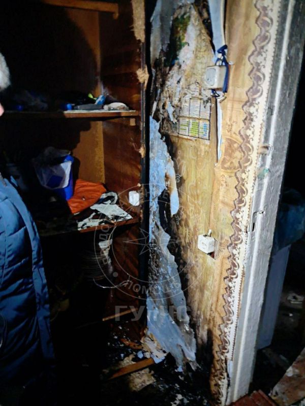 В Григориополе горел нежилой дом