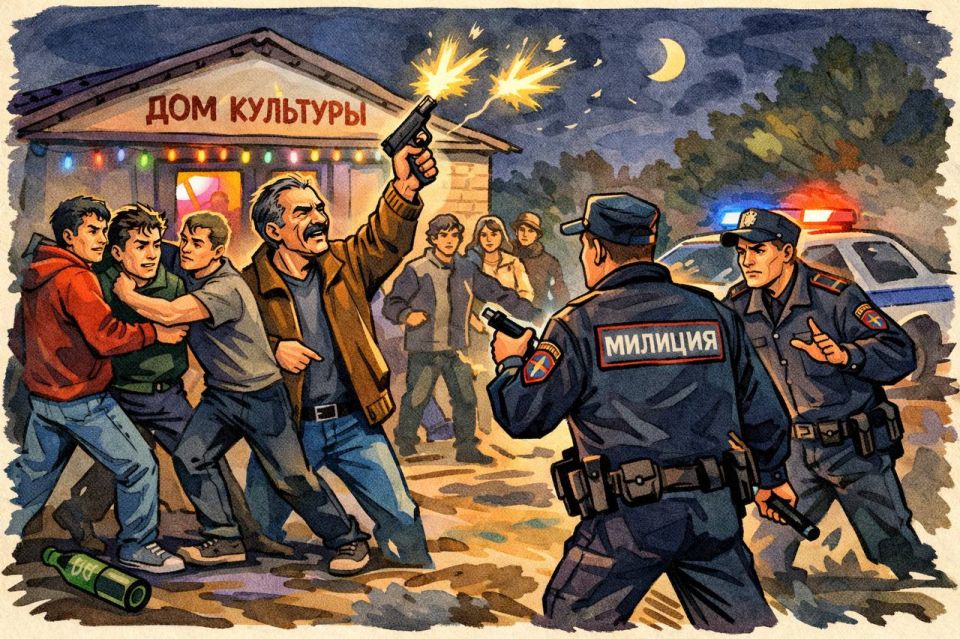 Выстрелы на дискотеке в Слободзейском районе