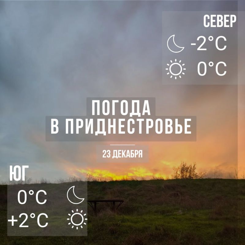 Утром местами туман, на дорогах гололедица