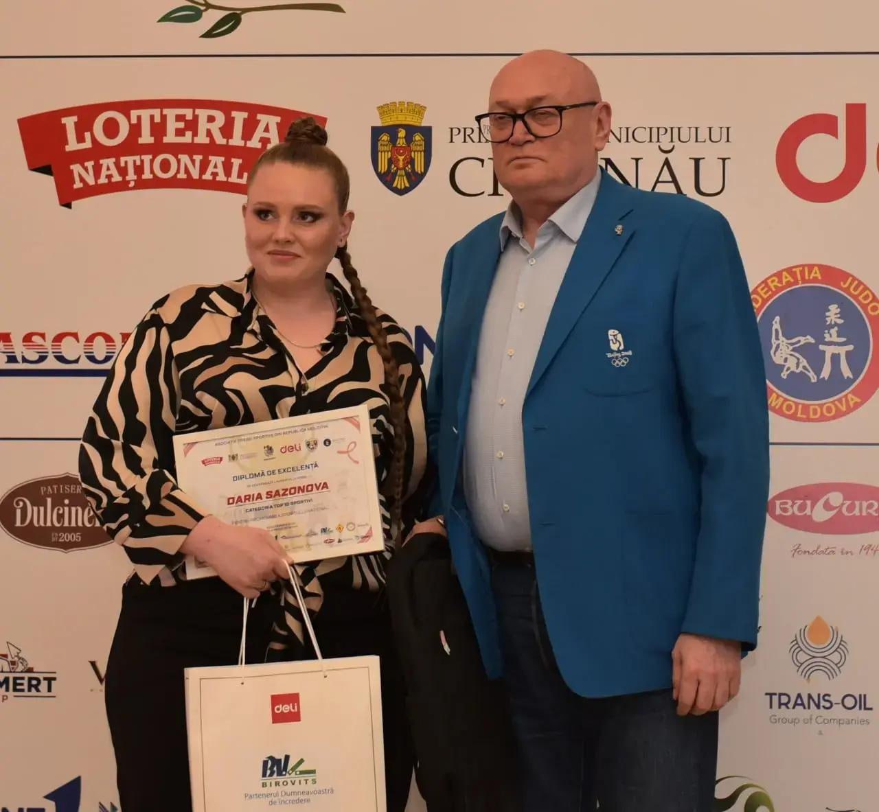 Приднестровская спортсменка Дарья Сазонова вошла в десятку лучших спортсменов Молдовы