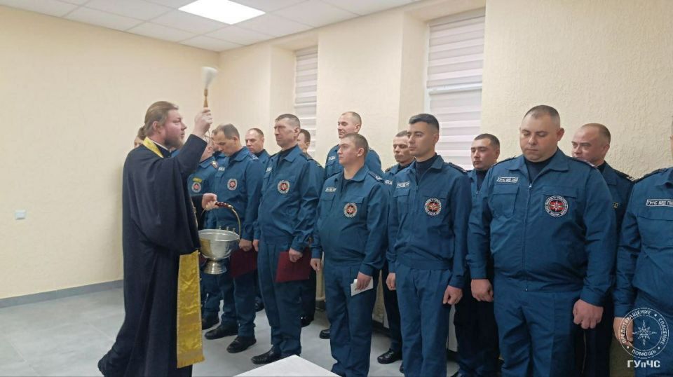 Здание Главного управления по ЧС освятили Здание Главного управления по ЧС освятили