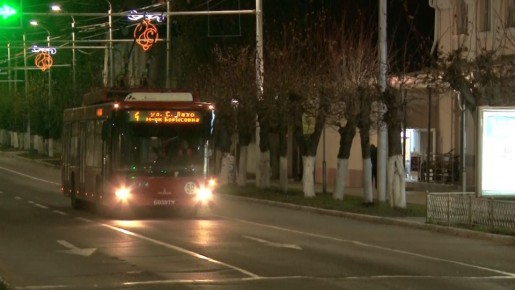 В новогоднюю ночь в Бендерах продлят работу общественного транспорта