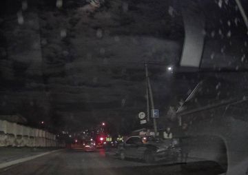 В Тирасполе (ул. Чапаева) БМВ улетело