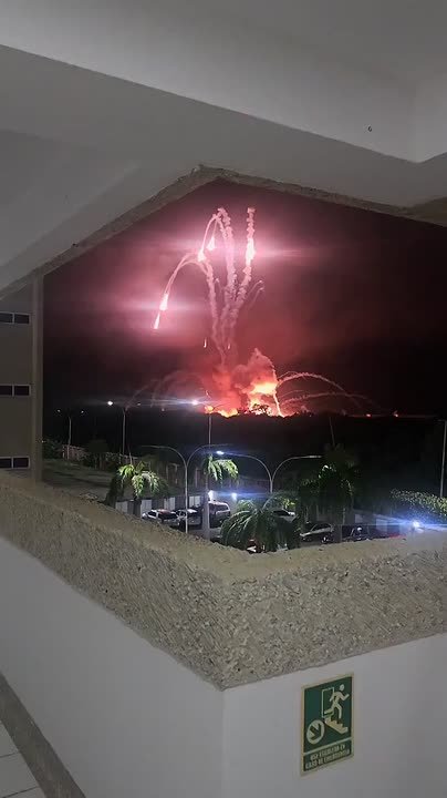 Взрыв системы ПВО на авиабазе вблиз Игуэроте