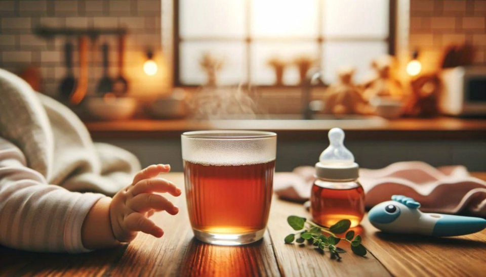 Малыш получил ожог, опрокинув на себя горячий чай