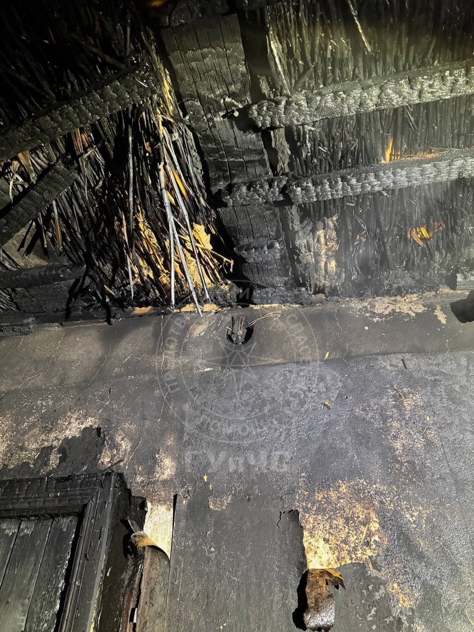 ПОЖАР В ПАРКАНАХ. Вчера, около трёх ночи хозяйка дома пошла на кухню и увидела дым из котельной