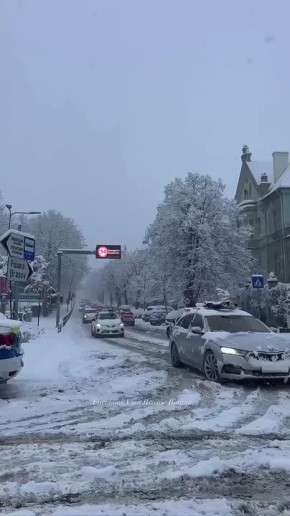 Экстремальный снегопад накрыл Румынию
