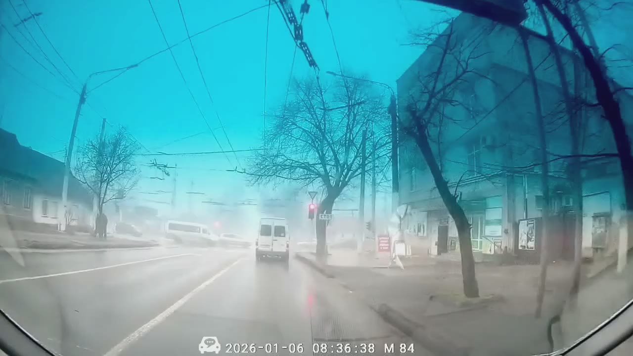 Дятел, управляющий маршрутным такси, дорога это не гоночная трасса