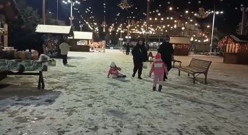 Завершаем новогодние выходные вечерней прогулкой